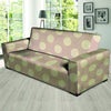 Tan Polka Dot Sofa Cover-grizzshop