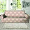 Tan Polka Dot Sofa Cover-grizzshop