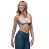 Tan Polka Dot Sports Bra-grizzshop