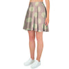 Tan Polka Dot Women's Skirt-grizzshop