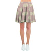 Tan Polka Dot Women's Skirt-grizzshop