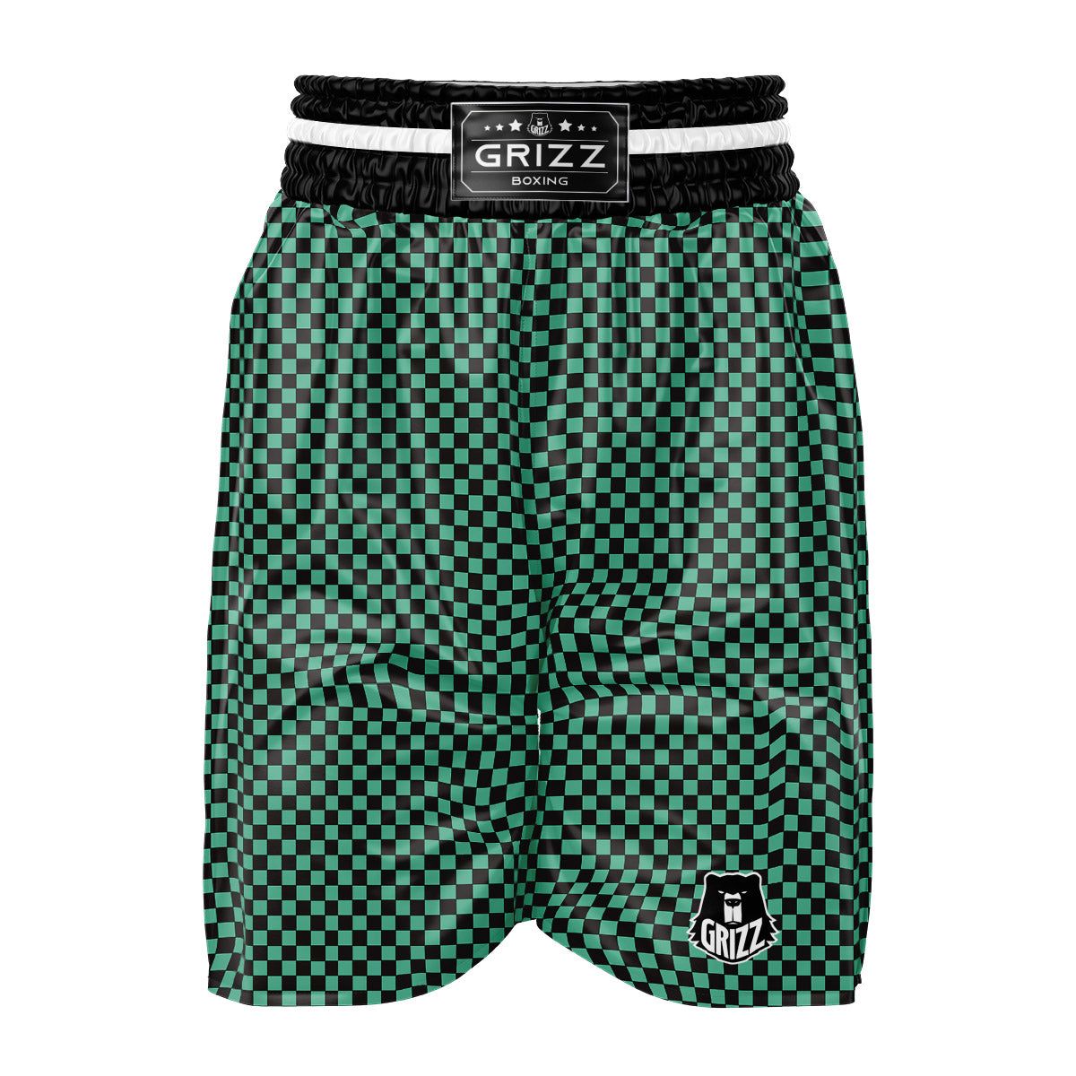 Tanjiro Print Pattern Boxing Shorts-grizzshop