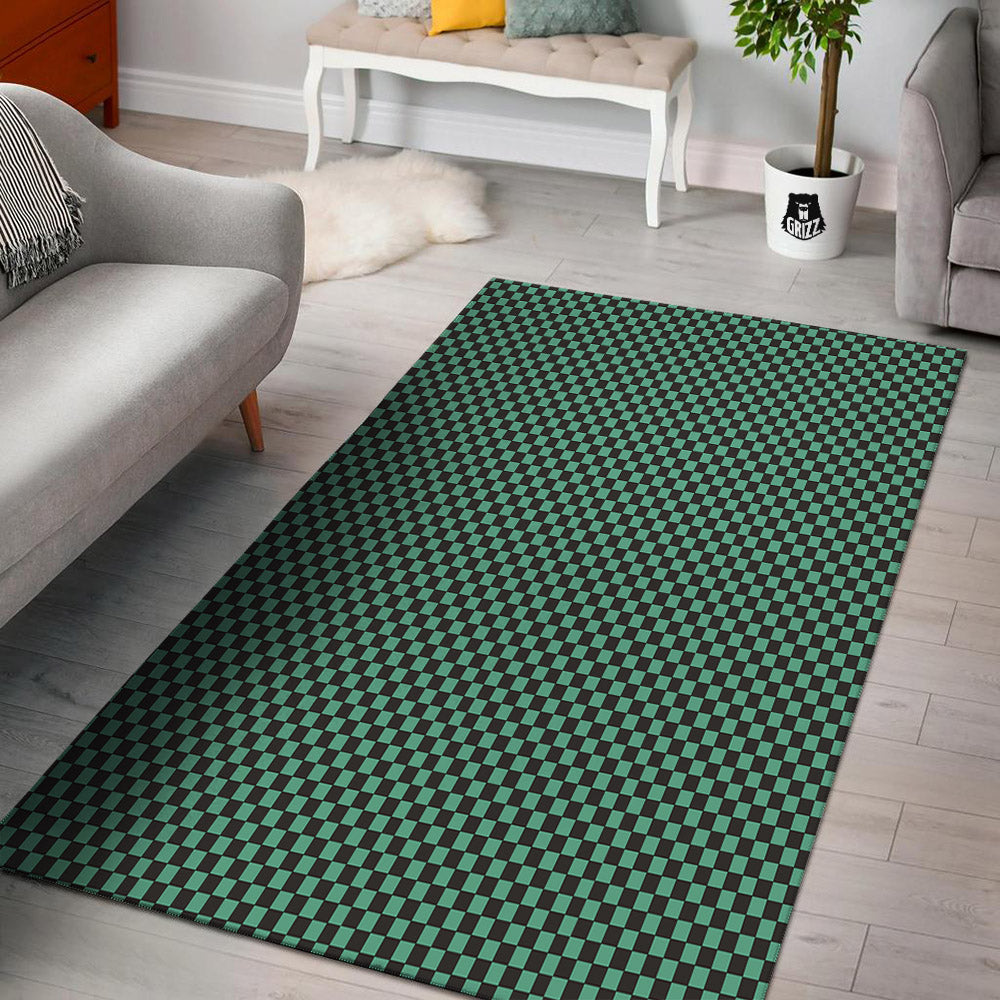 Tanjiro Print Pattern Floor Mat-grizzshop