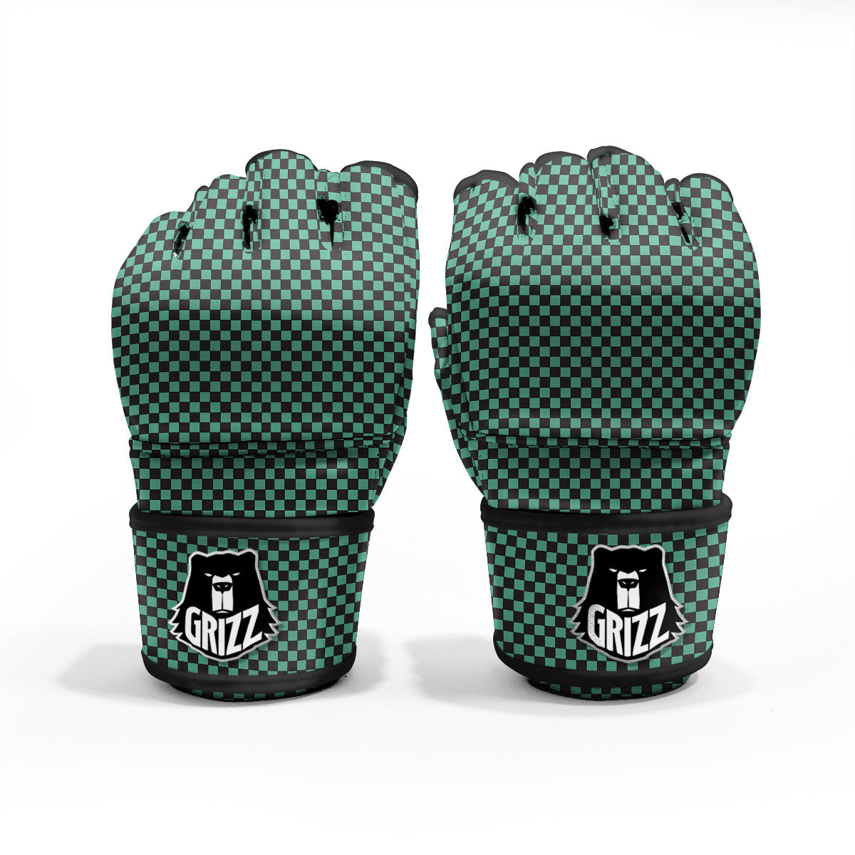 Tanjiro Print Pattern MMA Gloves-grizzshop