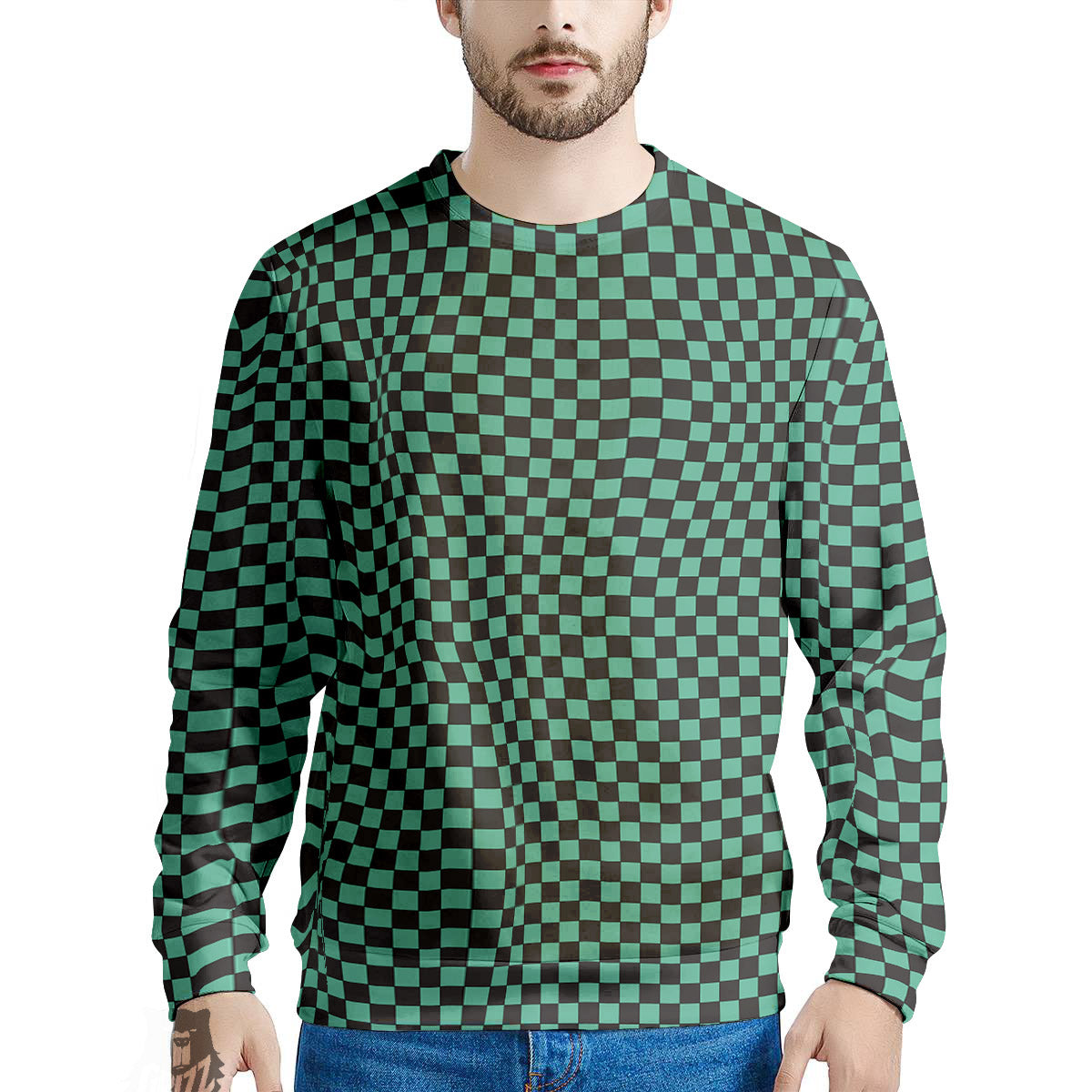 Tanjiro Print Pattern Men's Sweatshirt-grizzshop
