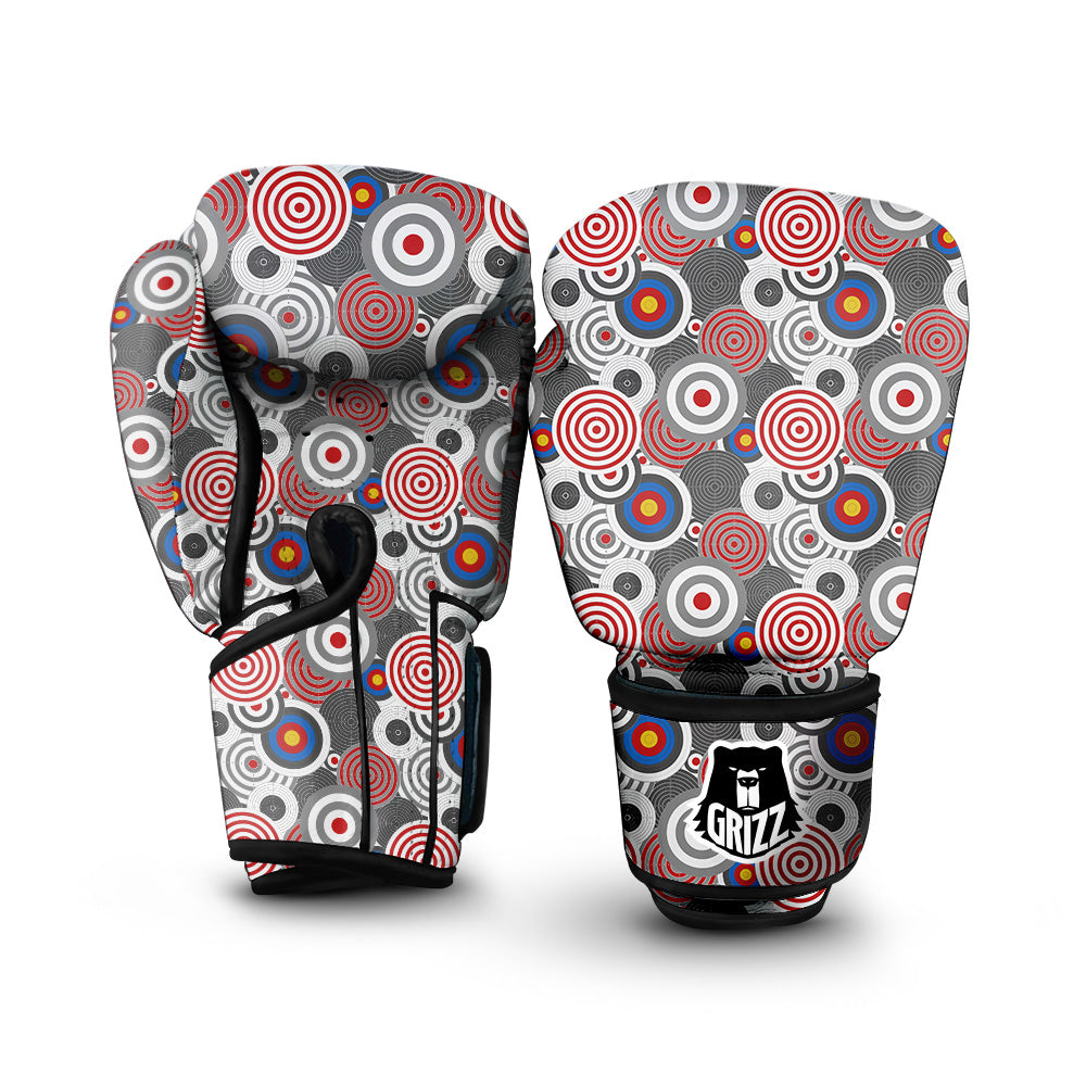 Target Darts Board Game Print Pattern Boxing Gloves-grizzshop