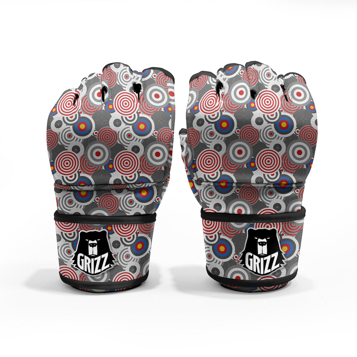 Target Darts Board Game Print Pattern MMA Gloves-grizzshop