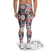 Target Darts Board Game Print Pattern Men's Leggings-grizzshop