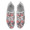 Target Darts Board Game Print Pattern White Athletic Shoes-grizzshop