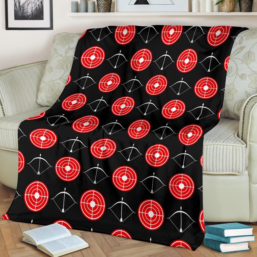 Targets Archery Pattern Print Blanket-grizzshop