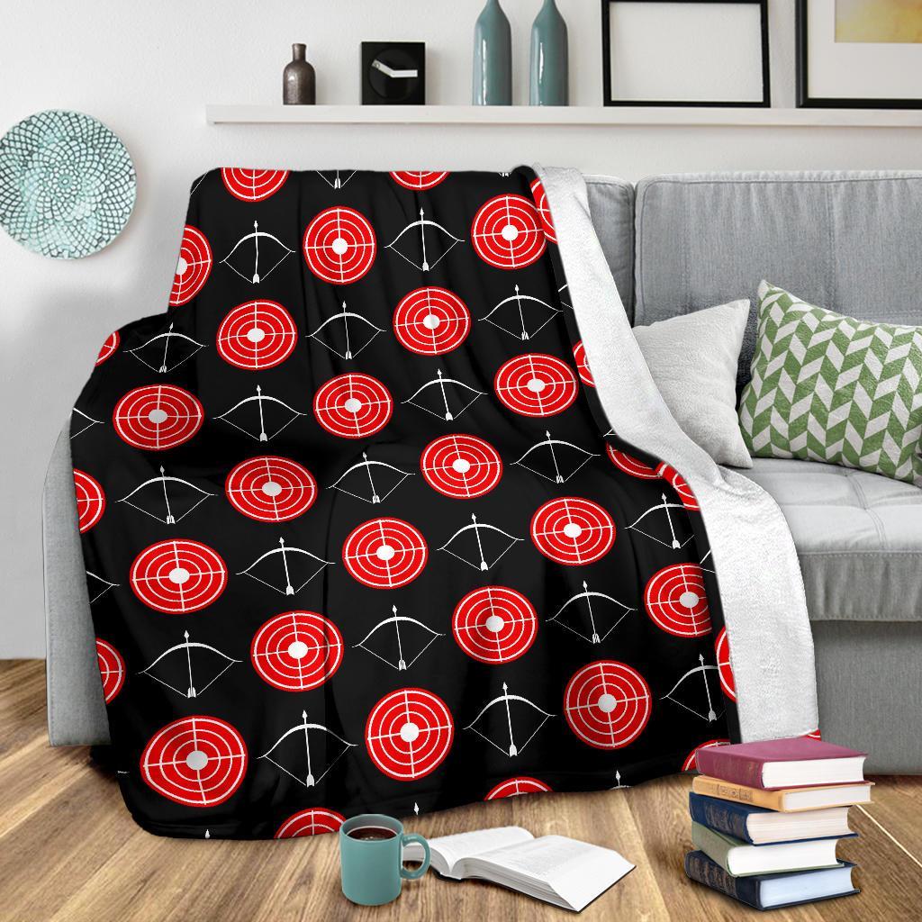 Targets Archery Pattern Print Blanket-grizzshop