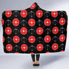 Targets Archery Pattern Print Hooded Blanket-grizzshop