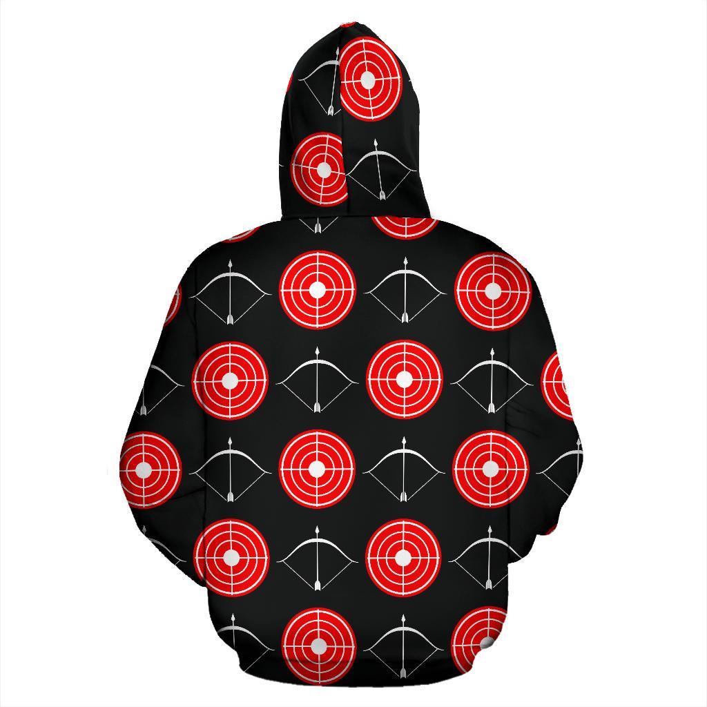 Targets Archery Pattern Print Men Women Pullover Hoodie-grizzshop