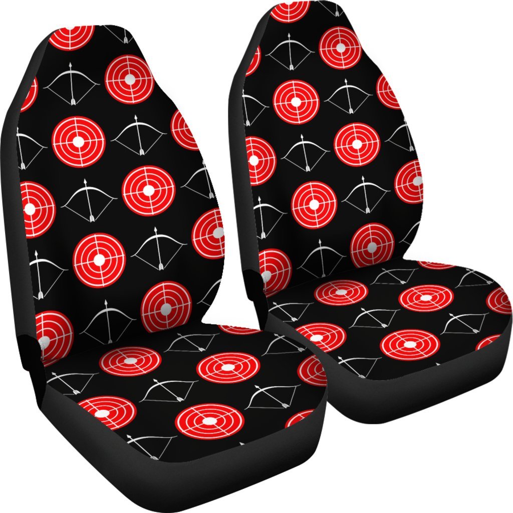 Targets Archery Pattern Print Universal Fit Car Seat Covers-grizzshop