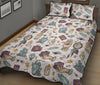 Tarot Pattern Print Bed Set Quilt-grizzshop