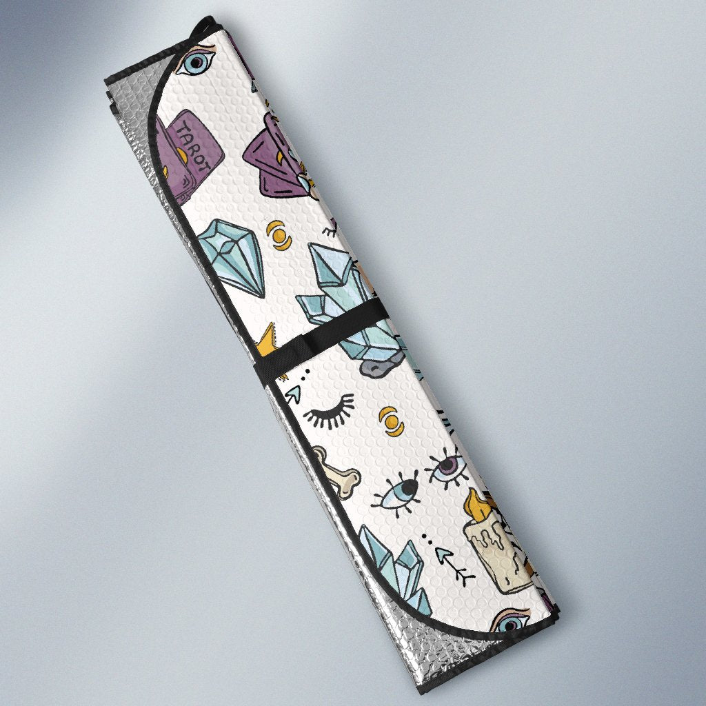 Tarot Pattern Print Car Sun Shade-grizzshop