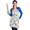 Tarot Pattern Print Women's Apron-grizzshop