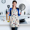 Tarot Pattern Print Women's Apron-grizzshop