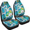 Tarot Print Pattern Universal Fit Car Seat Covers-grizzshop