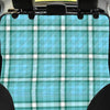 Tartan Aqua Blue Plaid Pet Car Seat Cover-grizzshop