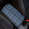 Tartan Blue Plaid Car Console Cover-grizzshop