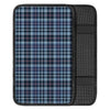 Tartan Blue Plaid Car Console Cover-grizzshop