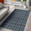 Tartan Blue Plaid Floor Mat-grizzshop