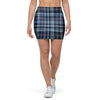 Tartan Blue Plaid Mini Skirt-grizzshop