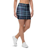 Tartan Blue Plaid Mini Skirt-grizzshop