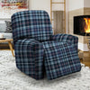 Tartan Blue Plaid Recliner Cover-grizzshop