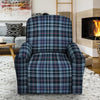 Tartan Blue Plaid Recliner Cover-grizzshop