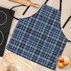 Tartan Blue Plaid Women's Apron-grizzshop