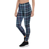 Tartan Blue Plaid Women's Leggings-grizzshop