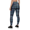 Tartan Blue Plaid Women's Leggings-grizzshop