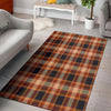 Tartan Brown Plaid Floor Mat-grizzshop