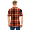 Tartan Brown Plaid Men T Shirt-grizzshop