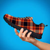 Tartan Brown Plaid Men's Sneakers-grizzshop