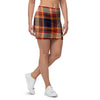 Tartan Brown Plaid Mini Skirt-grizzshop