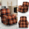 Tartan Brown Plaid Recliner Cover-grizzshop