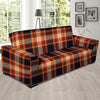 Tartan Brown Plaid Sofa Cover-grizzshop