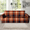 Tartan Brown Plaid Sofa Cover-grizzshop