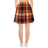 Tartan Brown Plaid Women's Skirt-grizzshop