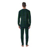 Tartan Green And Blue Print Pattern Men's Pajamas-grizzshop