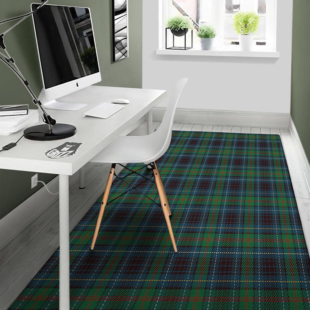 Tartan Irish Print Pattern Floor Mat-grizzshop