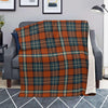 Tartan Orange Plaid Blanket-grizzshop