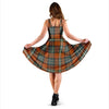 Tartan Orange Plaid Dress-grizzshop