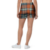 Tartan Orange Plaid Mini Skirt-grizzshop