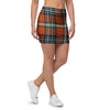 Tartan Orange Plaid Mini Skirt-grizzshop