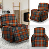 Tartan Orange Plaid Recliner Cover-grizzshop