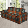 Tartan Orange Plaid Sofa Cover-grizzshop